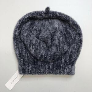 Anthropologie Fuzzy Gray Hat